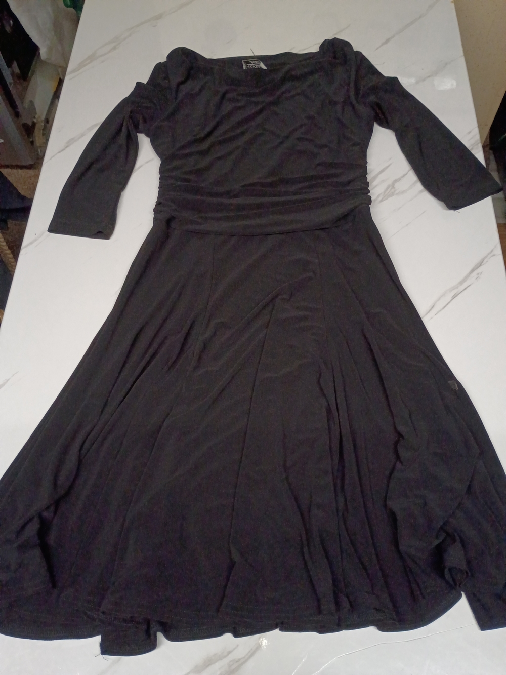 Classic Black Women's Fit-and-Flare Dress